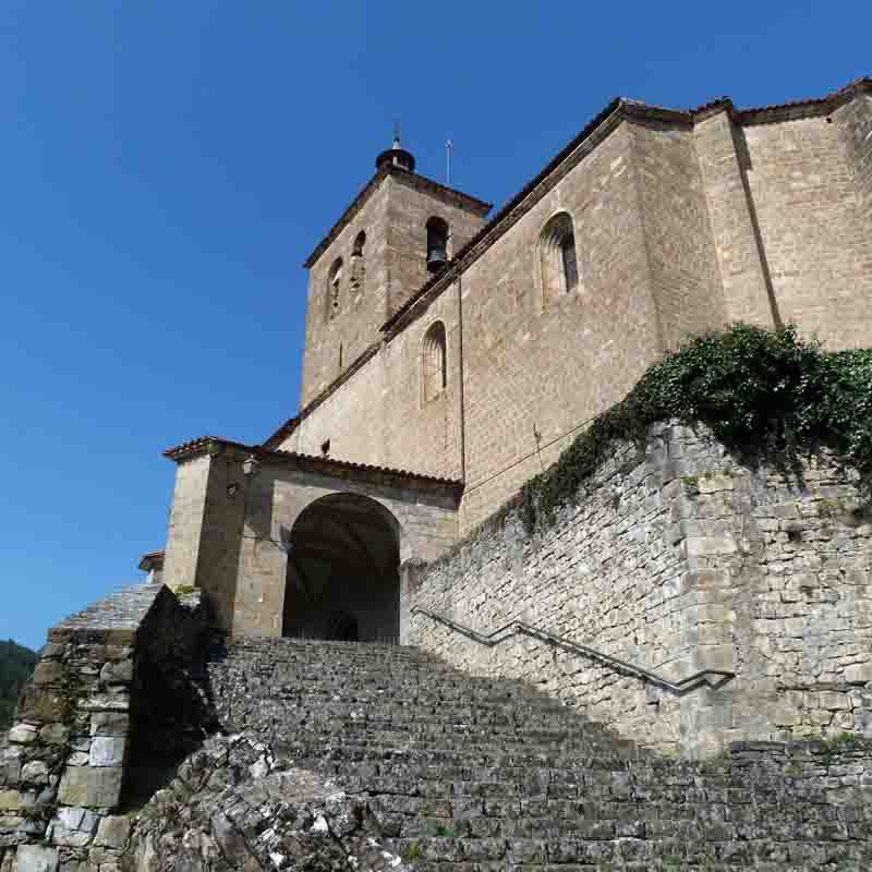 que ver en Roncal - Erronkari, Iglesia de San Esteban. Navarra
